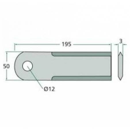 Cutit Tocator Fara Dinti, 060030, D49019000, 0600300, Z35241