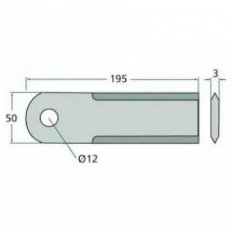 Cutit Tocator Fara Dinti, 060030, D49019000, 0600300, Z35241