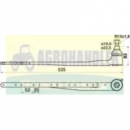 Capat Cutit Combina John Deere AZ41726, 600-AZ41726, JD-120