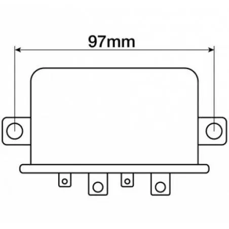 Releu Tensiune Fordson Super Dexta 62/919-2, E27N10505F, K908901, LRC107, NCB118