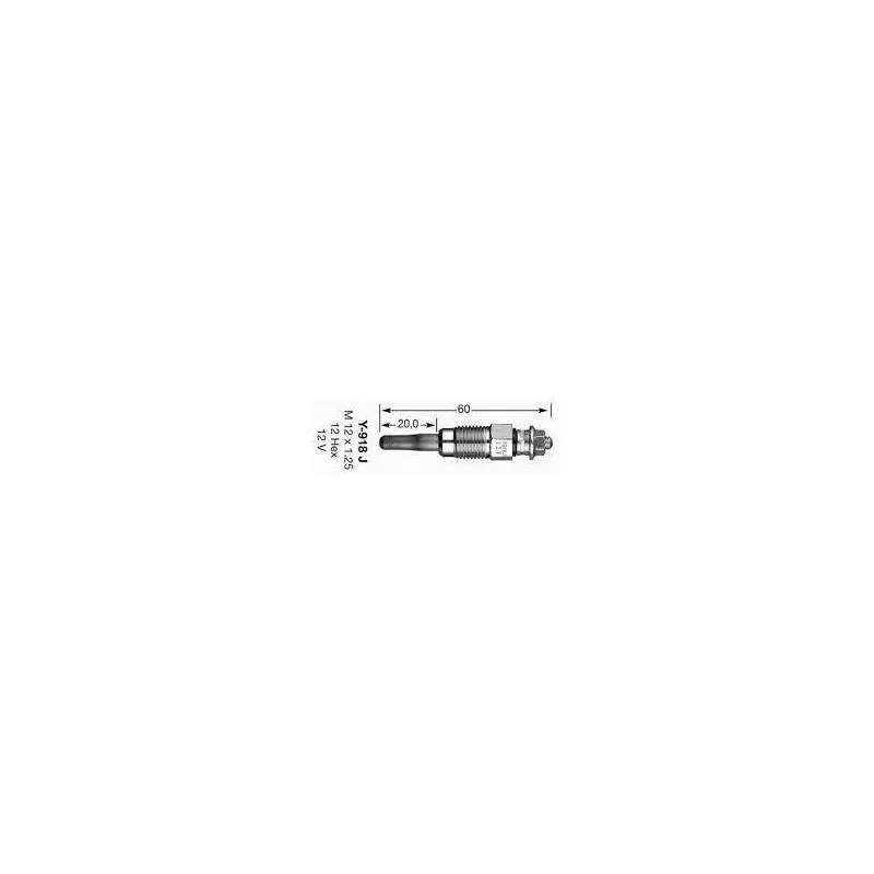 Bujie Incandescenta Ford-New Holland 9.5V- M14 x 1.25, 83920293, BA1853660, SBA185366010 Sparex - 1