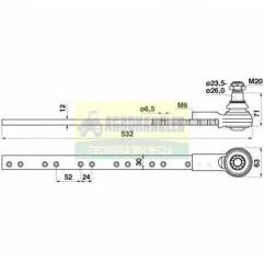 Capat Cutit Claas, 670406, 626411.0, 0006264110 Tarmo - 1