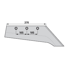 Brazdar plug lemken dreapta M22SR , 3333810 OE Frank - 1