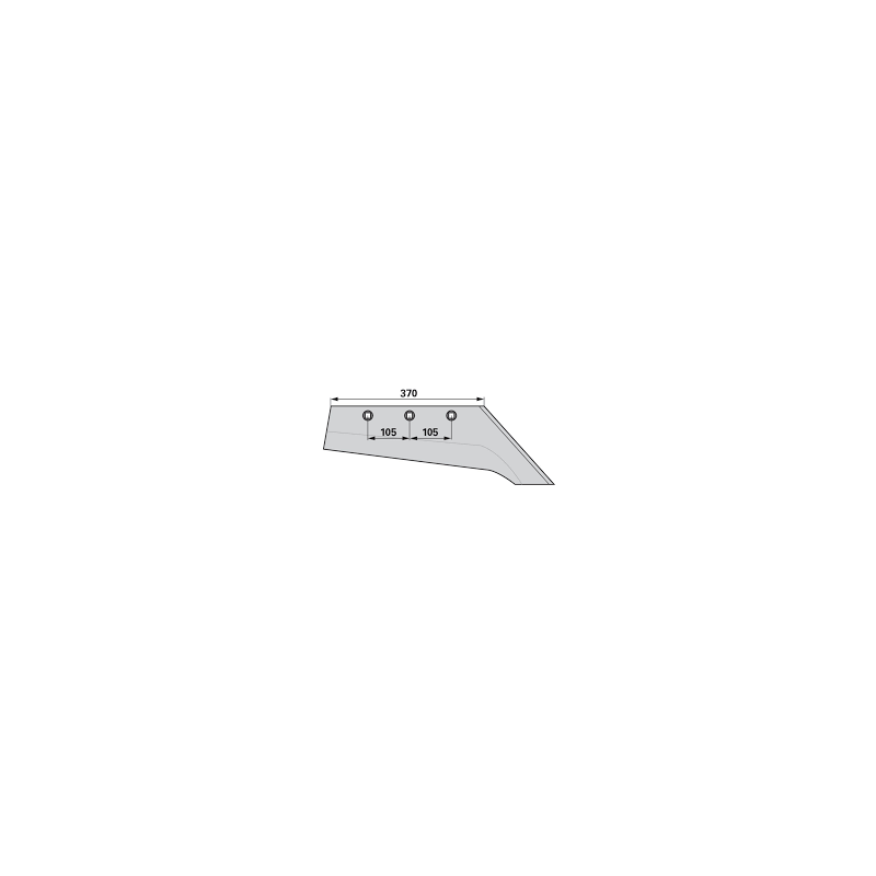 Brazdar plug lemken dreapta M22SR , 3333810 OE Frank - 1