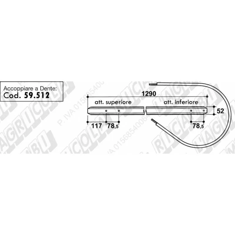 Centura presa balotat ama 59.301 202219 Agricola Ricambi - 1