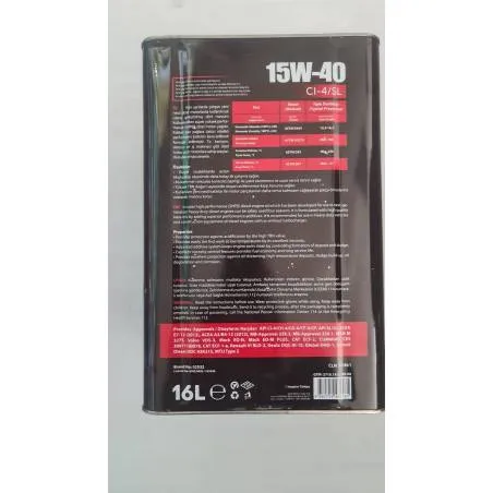 Ulei motor 15W40- 16L CLN-82461