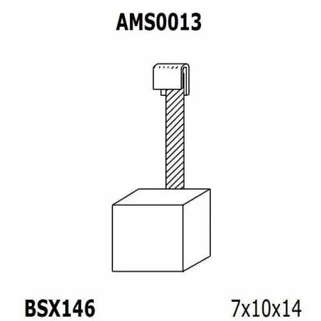 Set Perii Electromotor, AMS0013, 1004320911, 1007014137 Magneti Marelli - 1