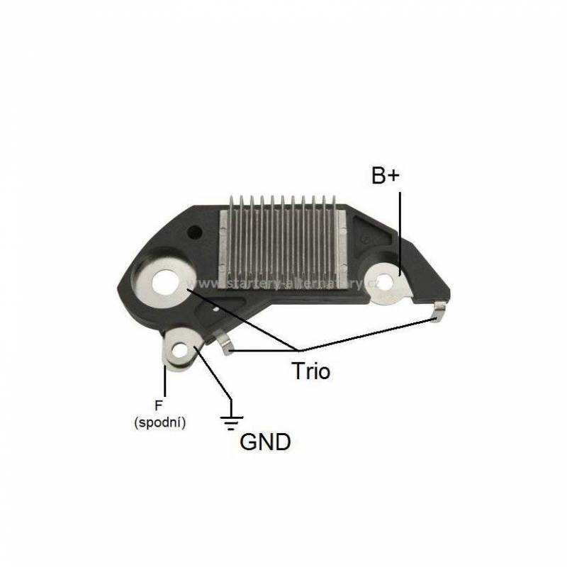 Releu Tensiune Alternator 12V, VR-D701, CQ1010011  - 1