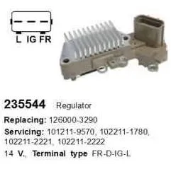 Releu Alternator BMW 14V, YLE102400, 12317509342, 12317515029, 31100P7F00331  - 1