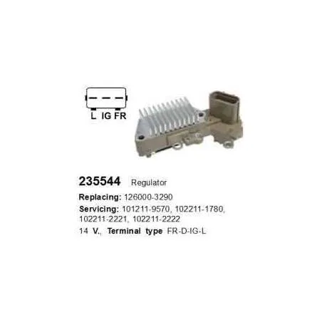 Releu Alternator BMW 14V, YLE102400, 12317509342, 12317515029, 31100P7F00331  - 1