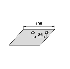 Brazdar antetrupita stanga plug Lemken, S190L, 3363721 OE Frank - 2