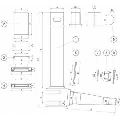 Kit reparatie fuzeta John Deere Bepco - 2