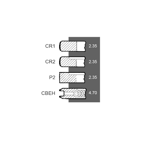 Set segmenti motor Ford R1 81814544, 83917469
