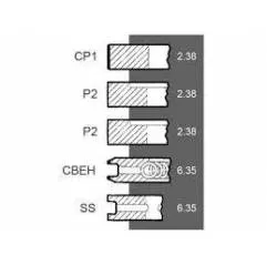 Set segmenti motor Perkins Fi 98.48 MM 735648M91, 736329M91, 736432M91