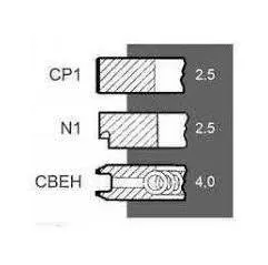 Set segmenti motor Fiat Fi 103 MM 1909706,120121000200,08-783900-00