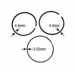 Set segmenti motor John Deere Fi 106.5 MM RE48818, RE507852, RE66820 Mega - 3