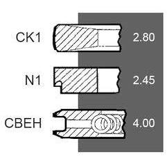Set segmenti motor New Holland Fi 104 MM 1931204, 1931019, 34-284 Vapormatic - 2