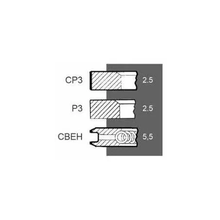 Set segmenti motor Fiat Fi 95 MM 1900677, 1900682, 1901496