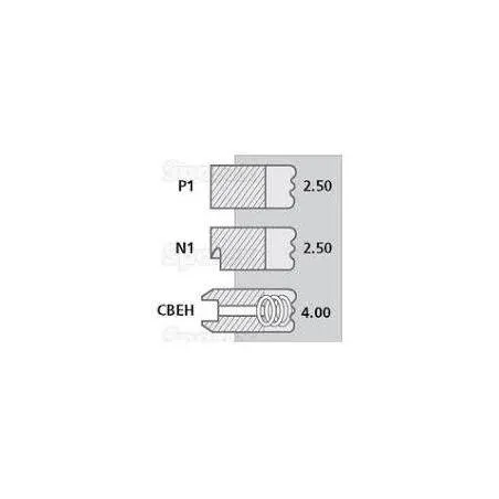 Set segmenti motor Fiat FI 100 MM 1902050, 82982153