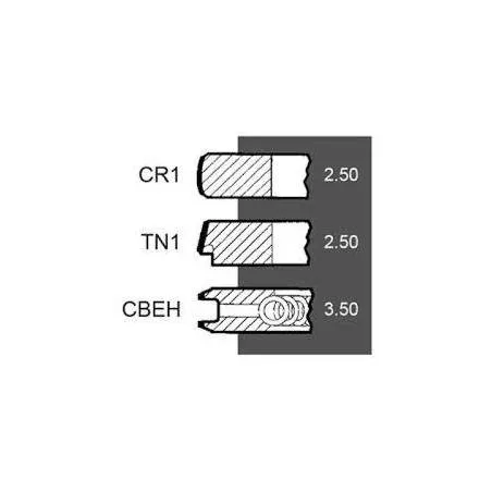 Set segmenti motor Perkins Fi 103 MM 4181A045, 4222950M91,U4181A045