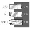 Set segmenti motor Same Fi 105 MM 00710052630, 07100526,710052630