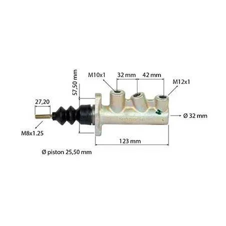 Pompa frana Massey Ferguson 3614780, 3614780M91, HM3614780