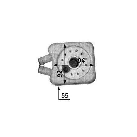 Radiator termoflot ulei Volswagen, 0271170211, 069118021B