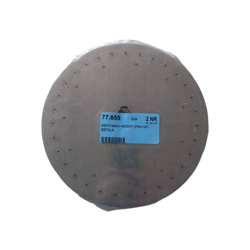 Disc semanatoare Nodet, 31 gauri, FI 2.1mm, 77.655 Agricola Ricambi - 1