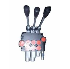 Distribuitor hidraulic cu 3 manete, 2 flotante 80L/ minut, BK99028 - 1
