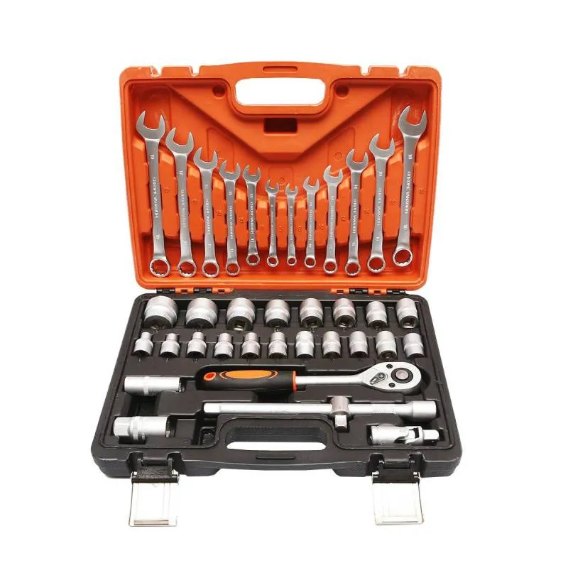 Trusa chei combinate si tubulare 37 piese - 1