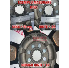 Disc Ambreiaj Fiat 5150922, 23/221-379 ,805054,3276428050546,5152707,5115203,R352620