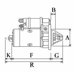 Electromotor Daf LF45/LF55/CF65 1387383,1704911 - 3