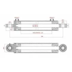Cilindru servodirectie pentru Case IH, Fiat, New Holland 5134221, 5143970, 5156718 - 5