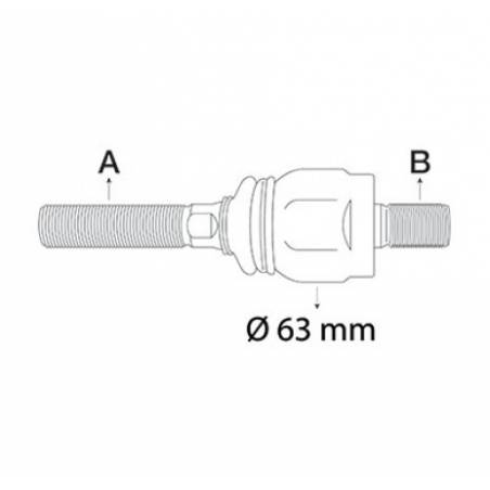 Bieleta Directie John Deere A67680, 497-360, AL160543 - 2