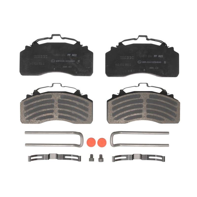 Set placute frana Mercedes Actros MP4/MP5 2931501,A0084206320 - 1