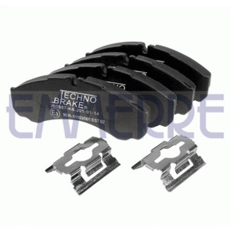 Set placute frana punte spate Iveco Daily, VWA29260-29121 - 1
