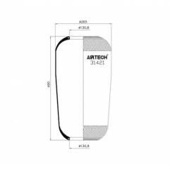 Perna Aer Volvo 1075290,1421N - 1