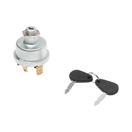 Contact Pornire cu Chei Pentru Tractor Forestier Perkins BK64021, 3107556R2, D1NN11603B