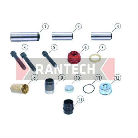 Kit reparatie etrier Mercedes Actros A0004201282, A0004200782 - 1