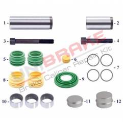 Kit reparatie etrier Wabco UNB6038, 3434382700, 3434382701 - 1