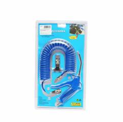 Pistol aer curatat praful cu furtun spiralat si mufe rapide de conectare ATR45