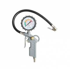 Pistol umflat roti cu furtun si manometru mecanic cu protectie de cauciuc ATR66