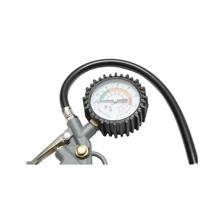 Pistol umflat roti cu furtun si manometru mecanic cu protectie de cauciuc ATR66