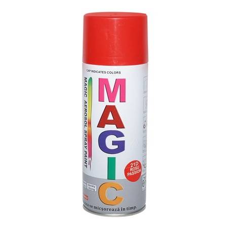 Spray vopsea Magic rosu passion 21D 450 ml