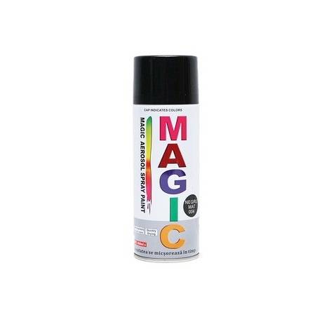 Spray vopsea Magic negru mat 004 450 ml