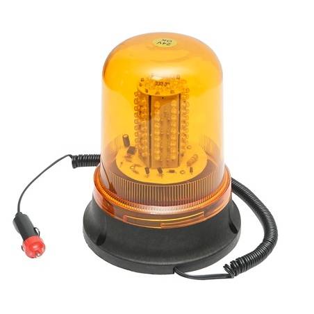 Girofar LED 24V cu talpa magnetica si alimentare la bricheta