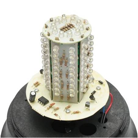 Girofar LED 24V cu talpa magnetica si alimentare la bricheta