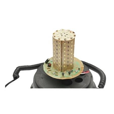 Girofar LED/SMD 12V cu talpa magnetica si alimentare la priza bricheta auto