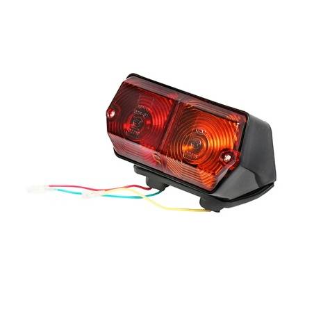 Lampa stop, semnalizare si pozitie spate dreapta U-650 (dispersor galben cu rosu)
