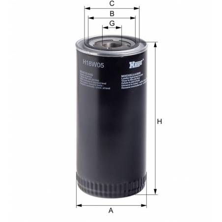 Filtru Hidraulic Case, Deutz 2979653M1 335636A1 50 10 197 265 5000289323 5010197265 501316411 Hengst Filter - 1